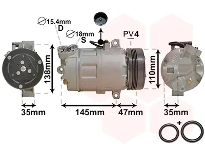 VAN WEZEL 0600K395 - Kompressor, Klimaanlage - *** IR PLUS *** Top-Angebot