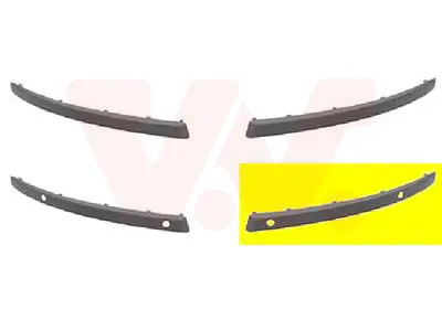 Nur Heute VAN WEZEL 0628583 - Zier-/Schutzleiste, Stoßfänger - ** Equipart **