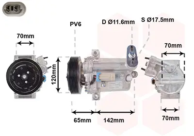 VAN WEZEL 0800K063 - Kompressor, Klimaanlage Jetzt Kaufen