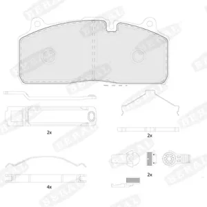 BERAL BCV29274TK - Bremsbelagsatz, Scheibenbremse Angebot