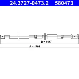 Saisonangebot ATE 24.3727-0473.2 - Seilzug, Feststellbremse