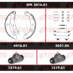 REMSA SPK 3416.01 - Bremsensatz, Trommelbremse - Super Precision Kit Schneller Versand