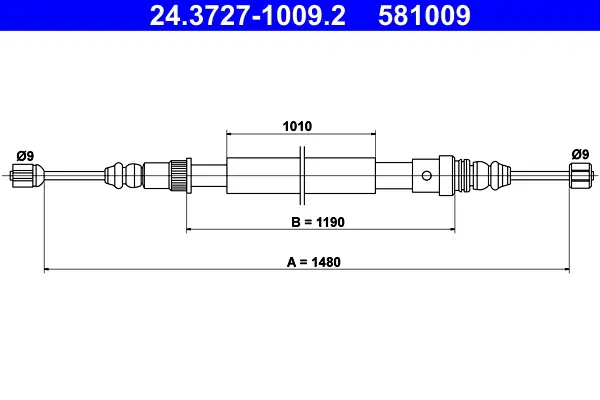 Aktuell ATE 24.3727-1009.2 - Seilzug, Feststellbremse