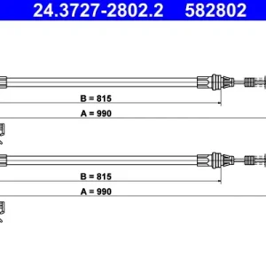 Sonderangebot ATE 24.3727-2802.2 - Seilzug, Feststellbremse