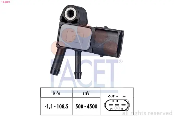 FACET 10.3269 - Luftdrucksensor, Höhenanpassung Jetzt Kaufen
