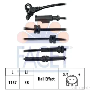Zertifiziert FACET 21.0201 - Sensor, Raddrehzahl