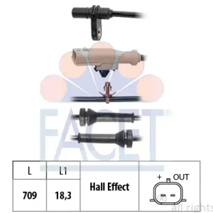 Kracherpreis FACET 21.0233 - Sensor, Raddrehzahl