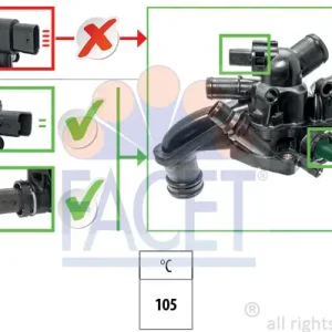 Knallerangebot FACET 7.8866 - Thermostat, Kühlmittel