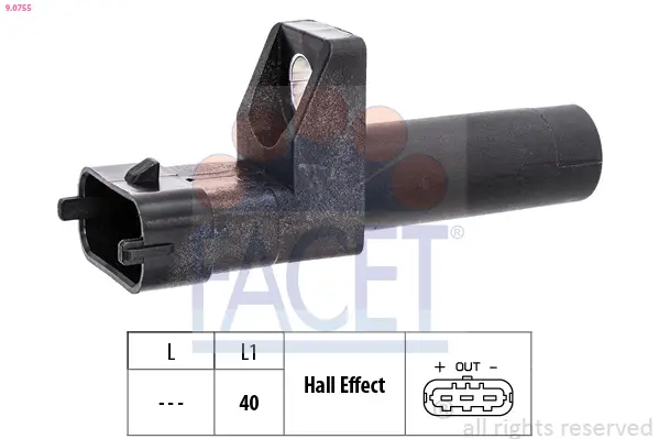 FACET 9.0755 - Sensor, Motordrehzahl Meistverkauft