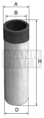 MANN-FILTER CF 50 - Sekundärluftfilter - EUROPICLON Angebot