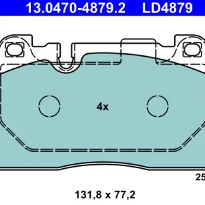 ATE 13.0470-4879.2 - Bremsbelagsatz, Scheibenbremse - ATE Ceramic Ausverkauf
