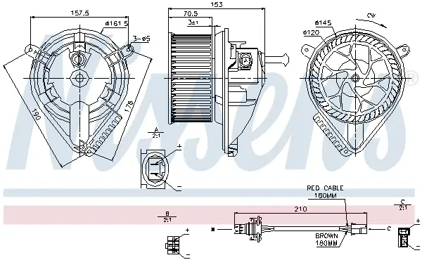 NISSENS 87039 - Innenraumgebläse Neue Kollektion
