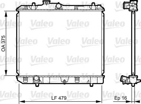 Aktuell VALEO 735383 - Kühler, Motorkühlung