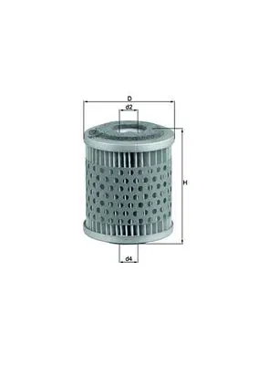 MAHLE KX 38 - Kraftstofffilter Neu Im Sortiment