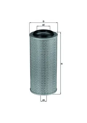 MAHLE LX 275 - Luftfilter Highlight