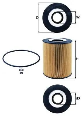 MAHLE OX 146D - Ölfilter Knallerangebot