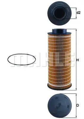 Saisonangebot MAHLE OX 376D - Ölfilter