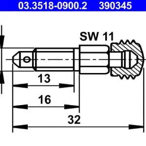 Saisonangebot ATE 03.3518-0900.2 - Entlüfterschraube/-ventil