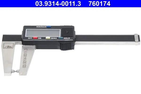 ATE 03.9314-0011.3 - Messschieber, Bremsscheibendicke Sichere Zahlung