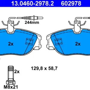 Neuheit ATE 13.0460-2978.2 - Bremsbelagsatz, Scheibenbremse
