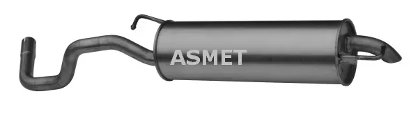 Zertifiziert ASMET 03.071 - Endschalldämpfer