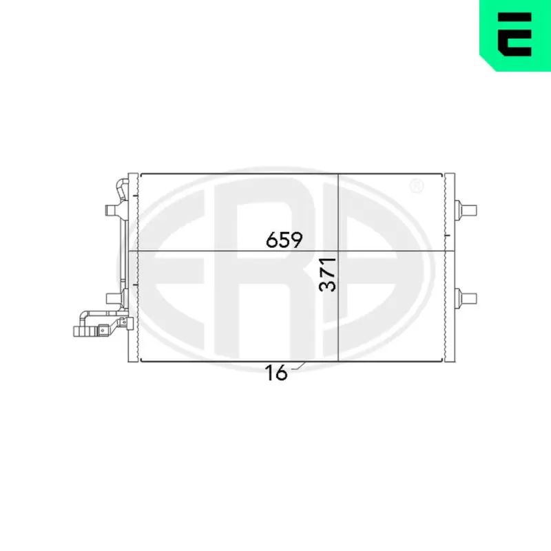 Sonderangebot ERA 667040 - Kondensator, Klimaanlage