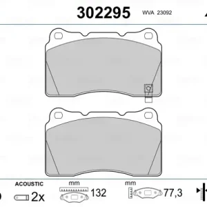 VALEO 302295 - Bremsbelagsatz, Scheibenbremse - FIRST Meistverkauft