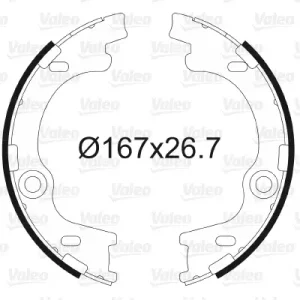 VALEO 564186 - Bremsbackensatz, Feststellbremse Markenprodukt