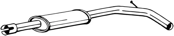 BOSAL 200-115 - Mittelschalldämpfer Heißes Angebot