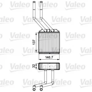 Zertifiziert VALEO 811520 - Wärmetauscher, Innenraumheizung