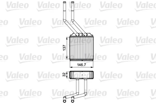 Zertifiziert VALEO 811520 - Wärmetauscher, Innenraumheizung
