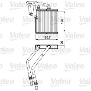 Mega-Angebot VALEO 811544 - Wärmetauscher, Innenraumheizung