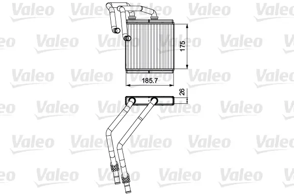 Mega-Angebot VALEO 811544 - Wärmetauscher, Innenraumheizung
