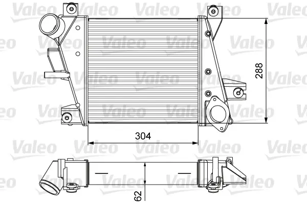 VALEO 818360 - Ladeluftkühler Neue Kollektion