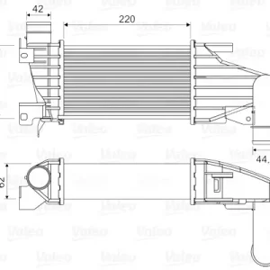 VALEO 818555 - Ladeluftkühler Preisreduziert