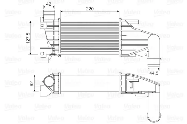 VALEO 818555 - Ladeluftkühler Preisreduziert