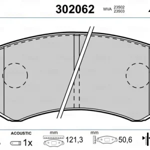 VALEO 302062 - Bremsbelagsatz, Scheibenbremse - FIRST Meistverkauft