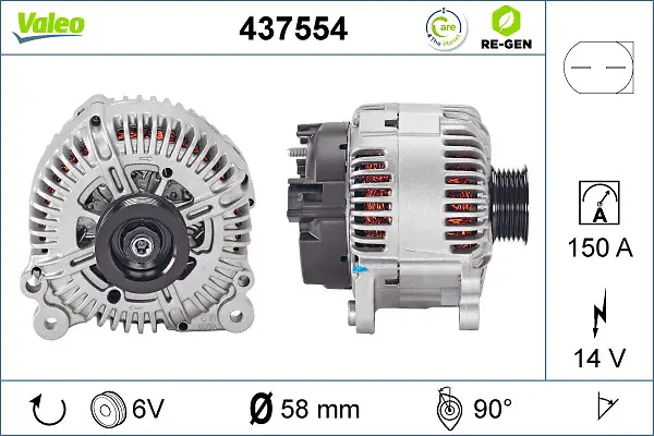 Online Kaufen VALEO 437554 - Generator - VALEO RE-GEN REMANUFACTURED