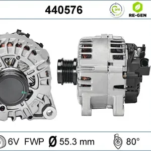 VALEO 440576 - Generator - VALEO RE-GEN REMANUFACTURED Echt