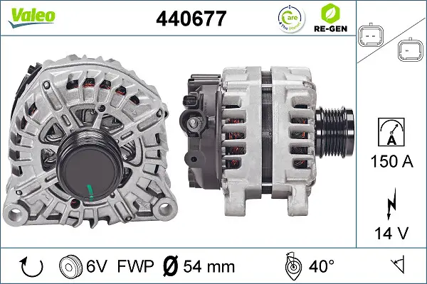 Aktuell VALEO 440677 - Generator - VALEO RE-GEN REMANUFACTURED