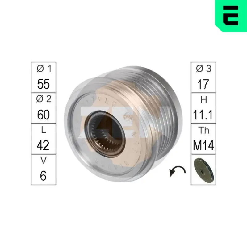 ERA ZN5516 - Generatorfreilauf Top-Preis