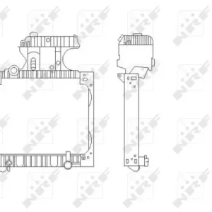 Expressversand NRF 50589 - Kühler, Motorkühlung