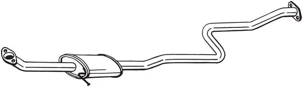 BOSAL 284-705 - Mittelschalldämpfer Sichere Zahlung