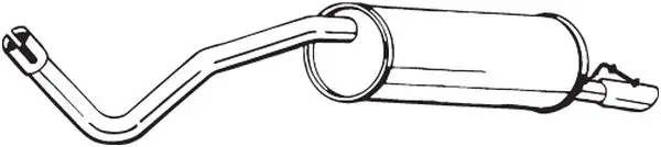 Beliebt BOSAL 279-645 - Endschalldämpfer