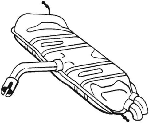 Preisreduziert BOSAL 233-571 - Endschalldämpfer