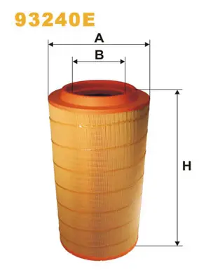 Preisknaller WIX FILTERS 93240E - Luftfilter