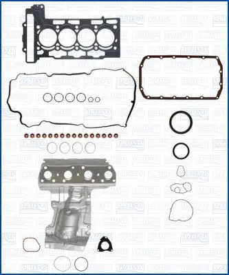 AJUSA 50303700 - Dichtungsvollsatz, Motor - MULTILAYER STEEL Echt
