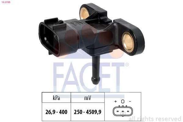 Billig FACET 10.3198 - Luftdrucksensor, Höhenanpassung