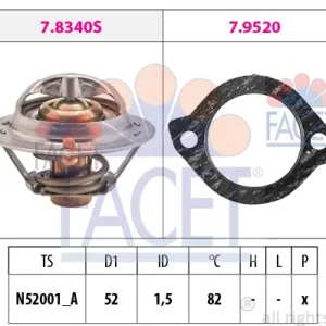Jetzt Kaufen FACET 7.8331 - Thermostat, Kühlmittel
