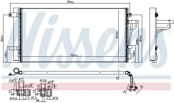 NISSENS 940099 - Kondensator, Klimaanlage Letzte Chance